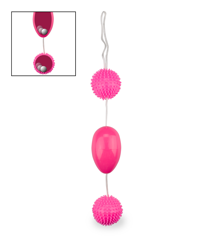 Double boules de geisha anales et vaginales