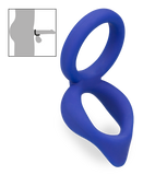 Double cockring en silicone Moon