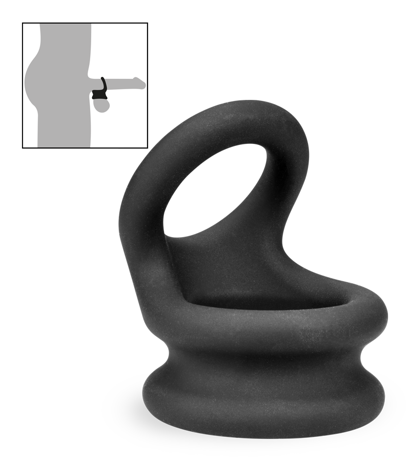 Double cockring pénis et testicules Plop