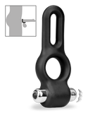 Double cockring vibrant en silicone Jaxon