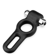 Charger l'image dans la galerie, Double cockring vibrant en silicone Jaxon