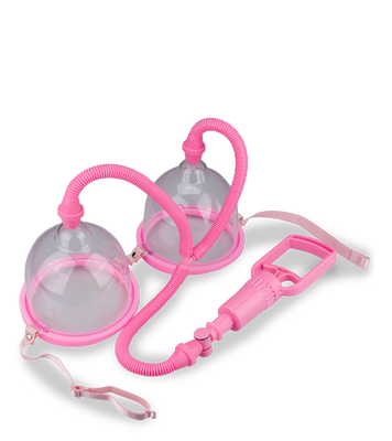 Double développeur de seins à pompe