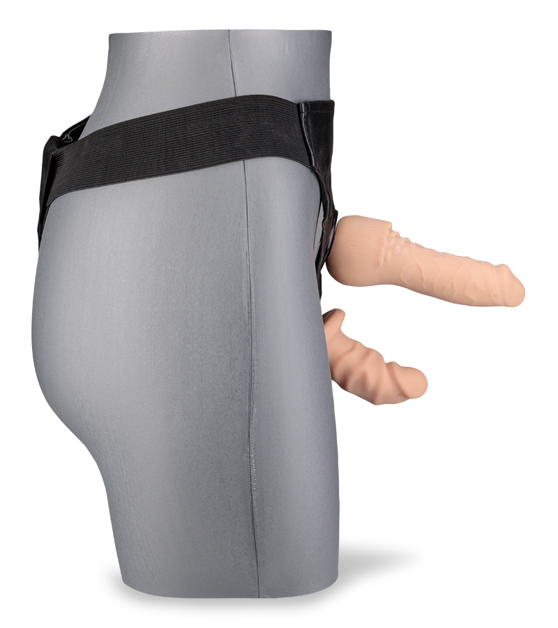 Double gode ceinture amovible