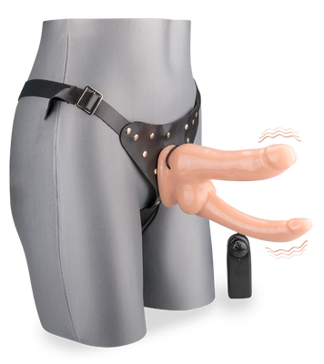 Double gode ceinture vibrant