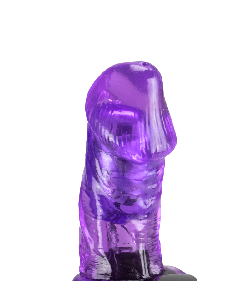 Double gode ceinture vibrant télécommandé avec fil