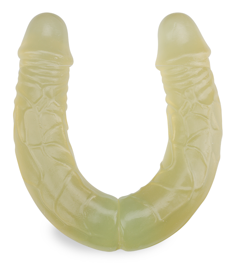 Double gode crystal flexible 36,0cm