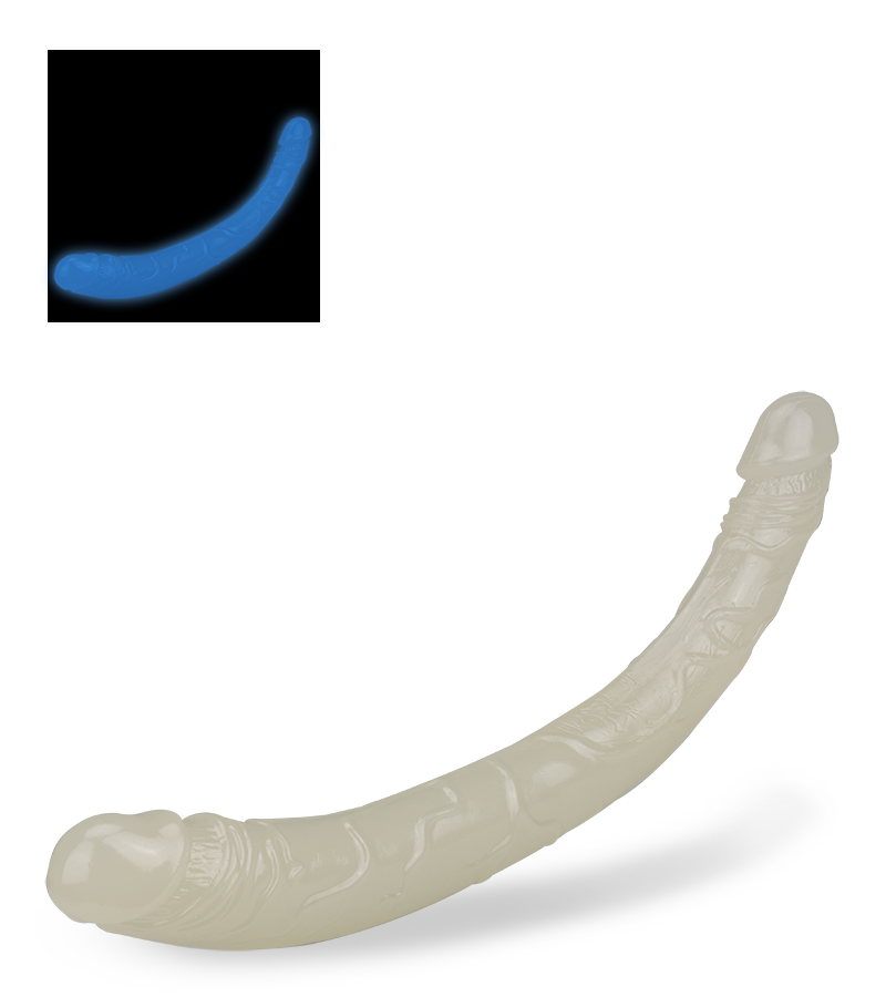 Double gode phosphorescent 37,0cm Lumino