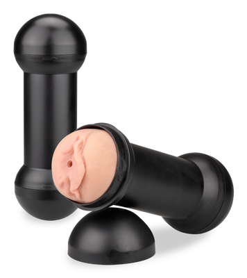 Double masturbateur vagin étroit et bouche gourmande