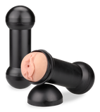 Double masturbateur vagin étroit et bouche gourmande