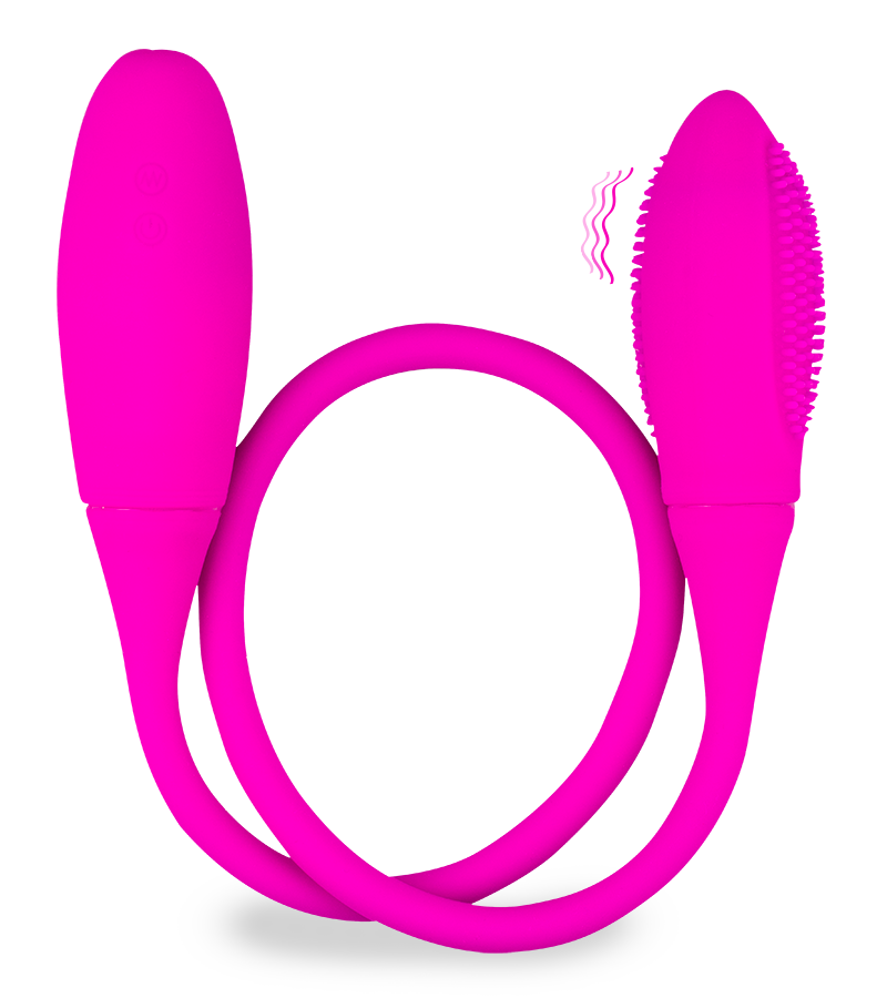 Double oeuf vibrant puissant rechargeable