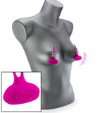 Duo de pinces Ă  seins vibrantes silicone