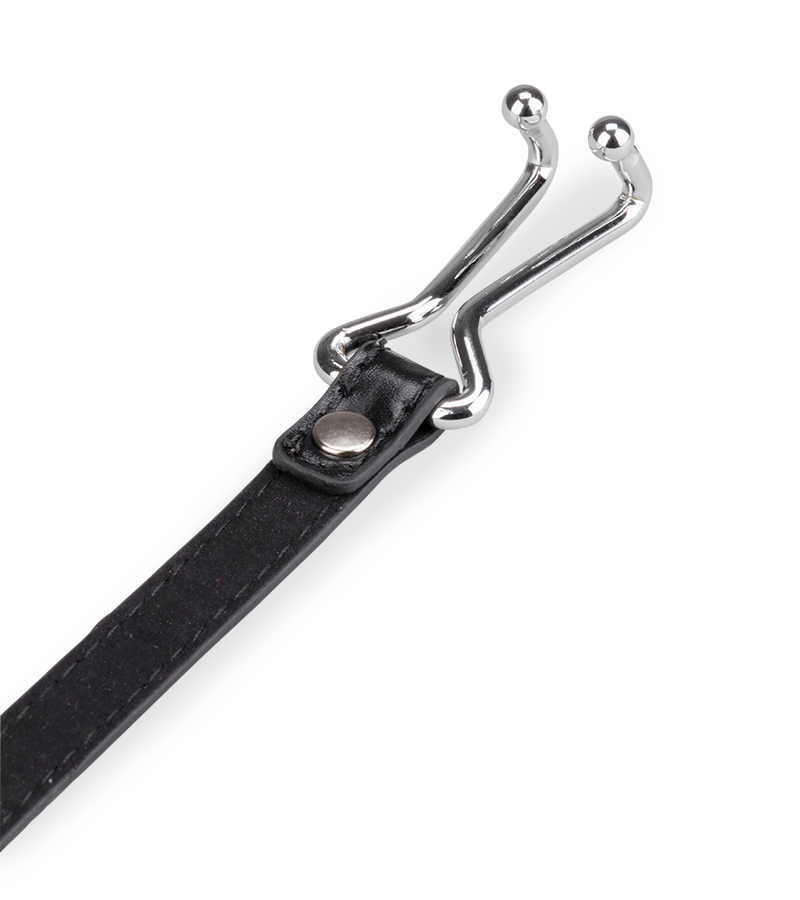 Ecarteur de bouche et nez similicuir et métal