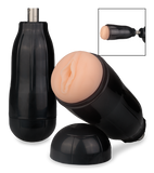 Embout masturbateur noir vagin pour fucking machine