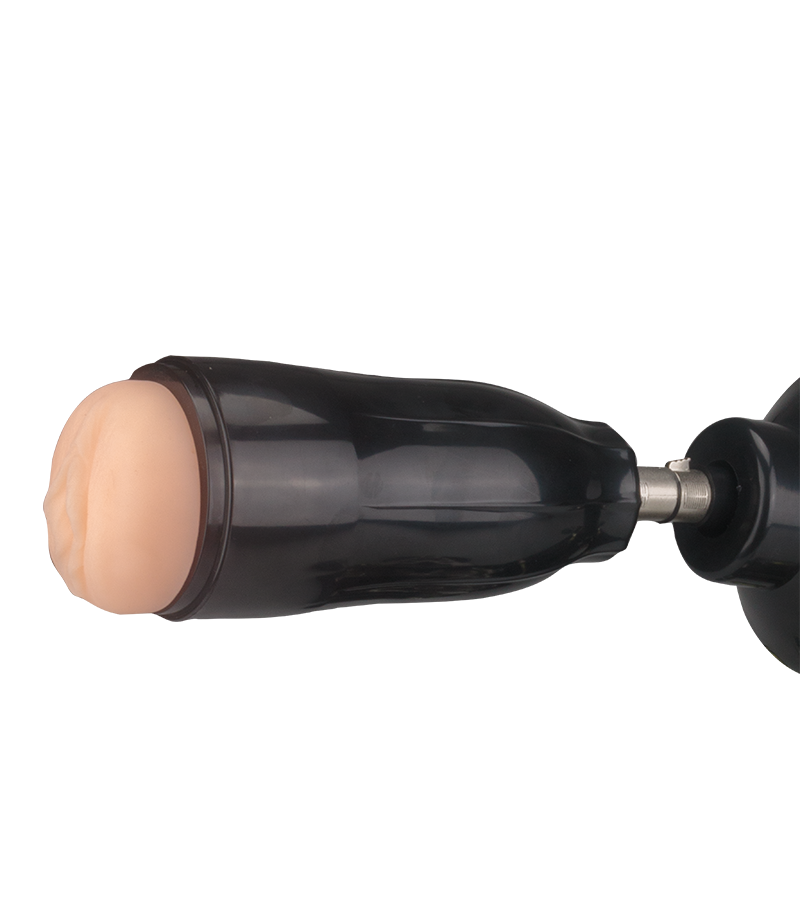 Embout masturbateur noir vagin pour fucking machine