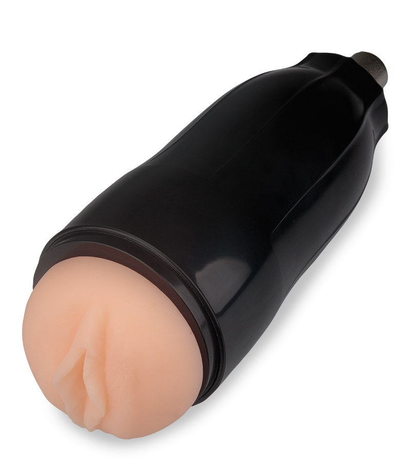 Embout masturbateur noir vagin pour fucking machine