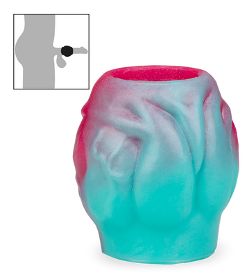 Étui pénien avec bulbe érectile chien