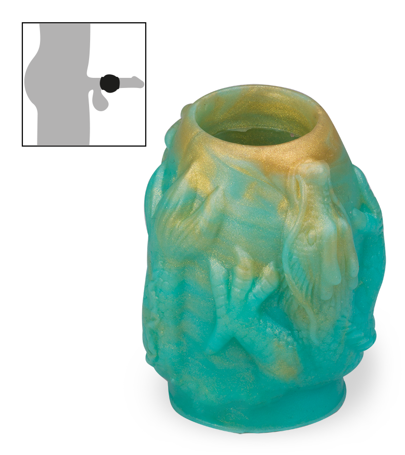 Étui pénien dragon 5,5cm