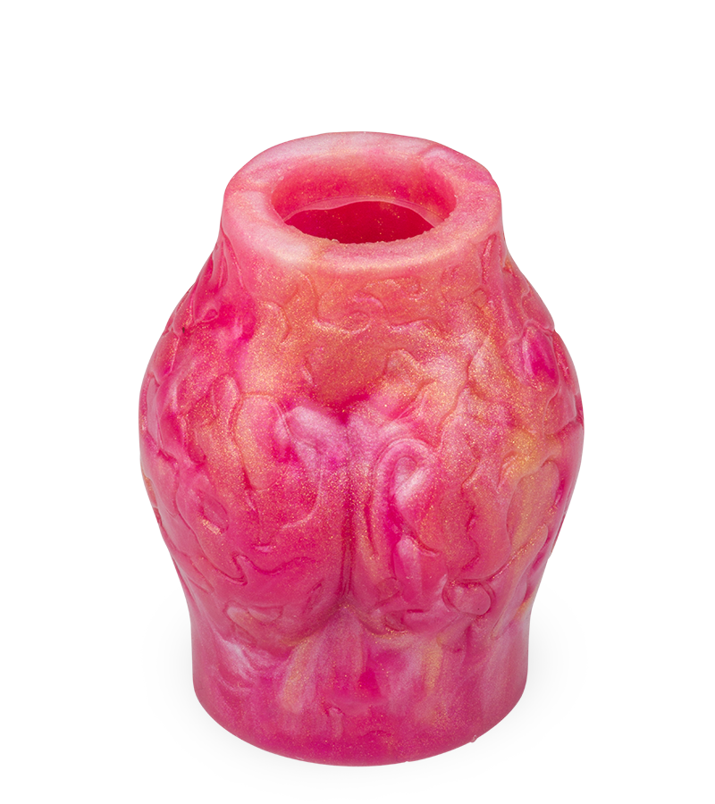 Étui pénien loup avec bulbe érectile et anneau testiculaire 7,0cm