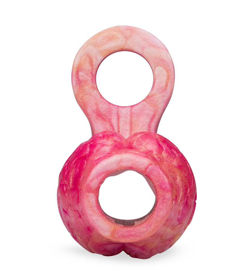 Étui pénien loup avec bulbe érectile et anneau testiculaire 7,0cm