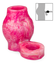 Charger l'image dans la galerie, Étui pénien loup avec bulbe érectile et anneau testiculaire 9,0cm