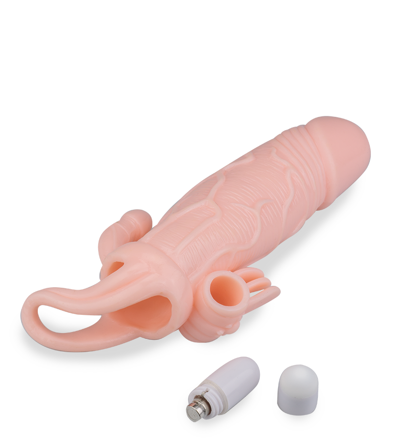 Extendeur pénis vibrant clito et anus