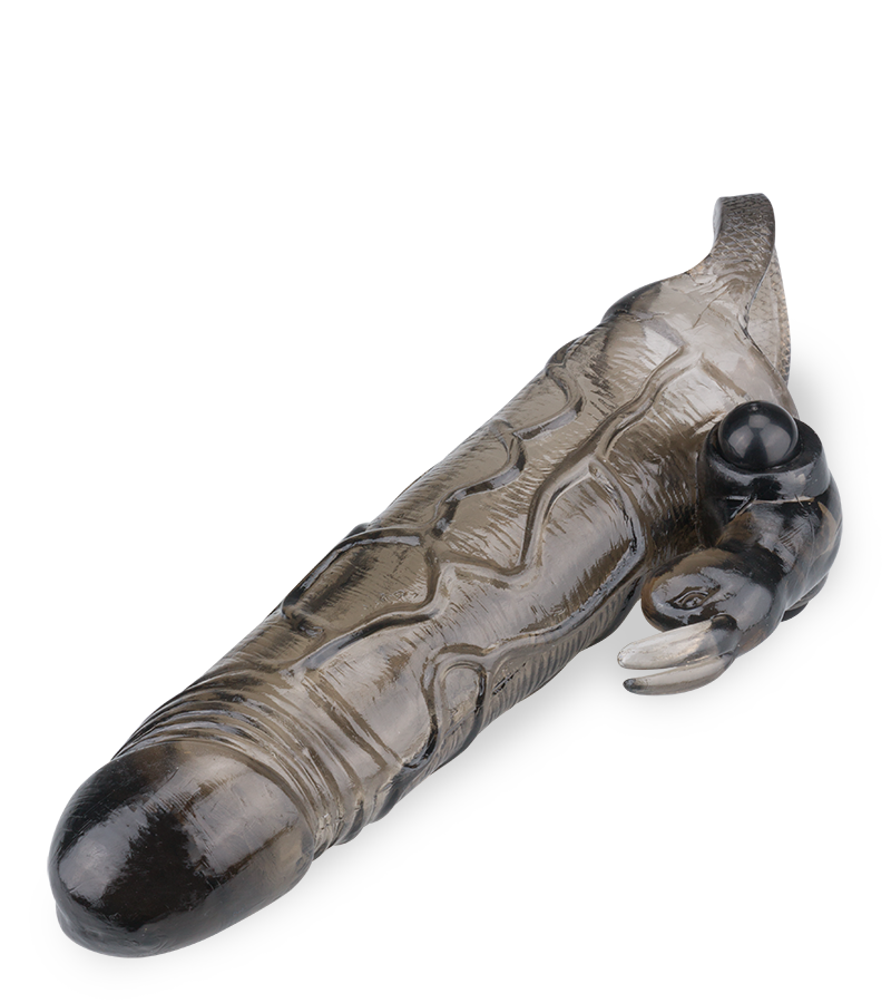 Extension de pénis 2,5cm vibrante