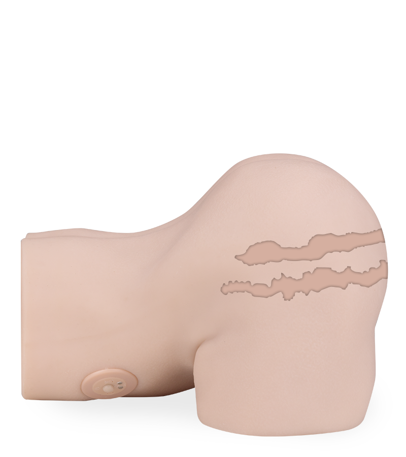 Fessier masturbateur vibrant et aspirant Lyzzie 4,5kg