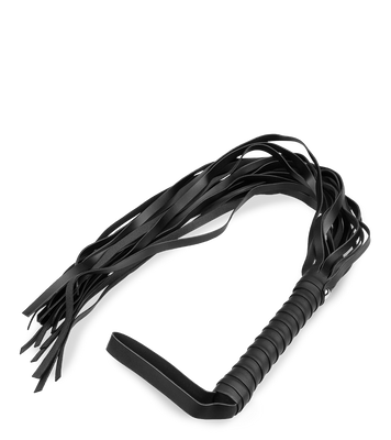 Fouet martinet à lanières noir