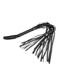 Charger l'image dans la galerie, Fouet martinet à lanières noir