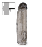 Fourreau pénien noir strié Zeus