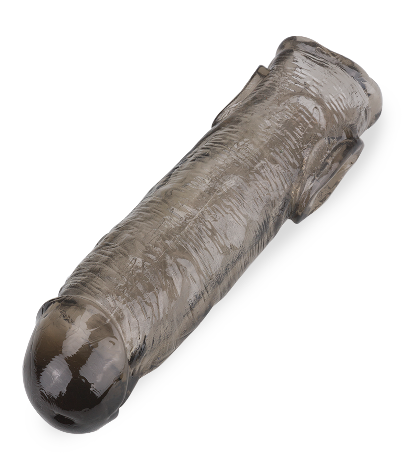 Fourreau pénien noir strié Zeus