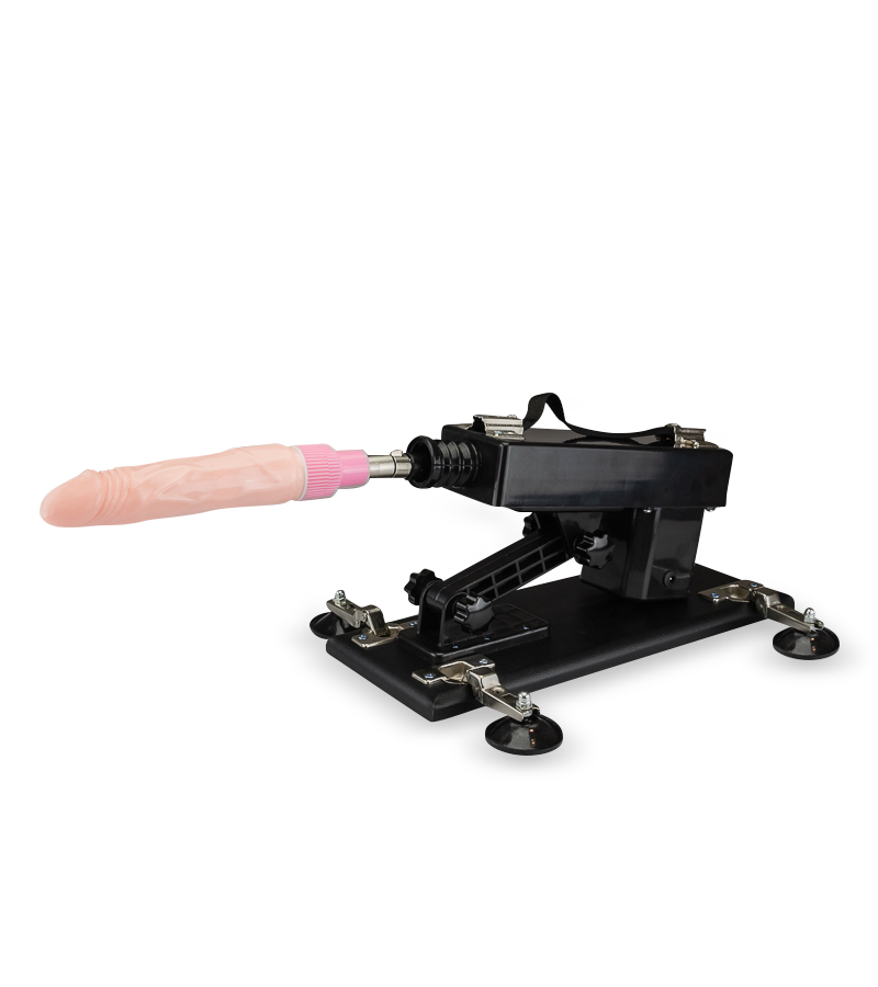 Fucking machine anale ou vaginale avec 4 godes