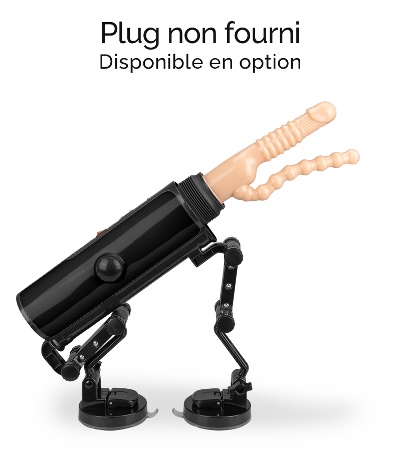 Fucking machine avec masturbateur vibrant