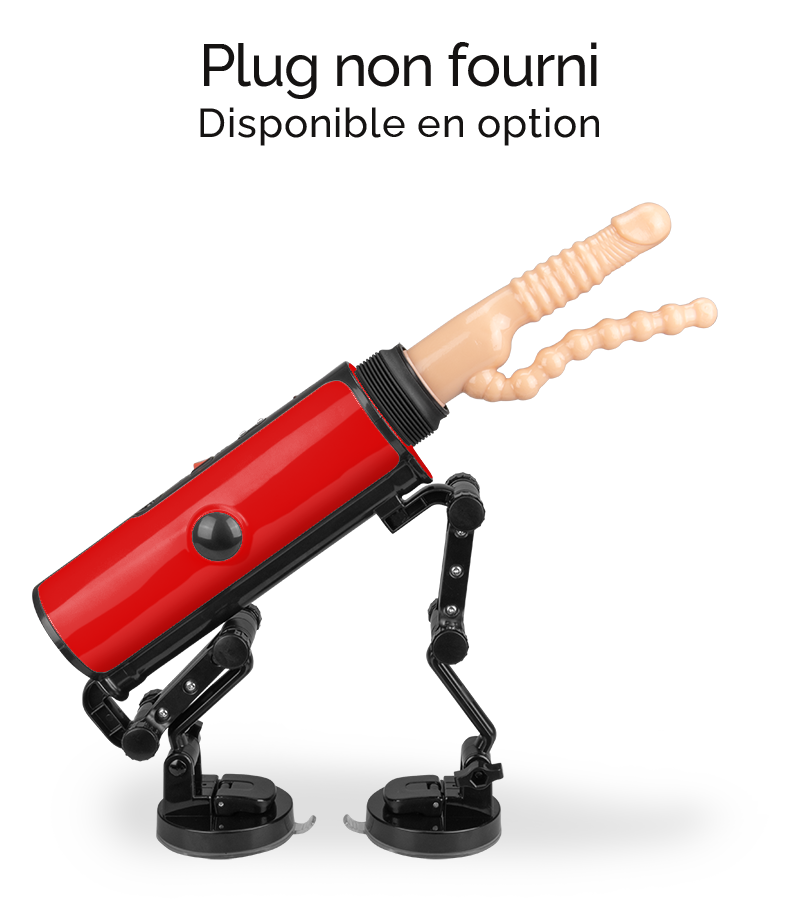 Fucking machine avec masturbateur vibrant