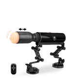 Fucking machine avec masturbateur vibrant