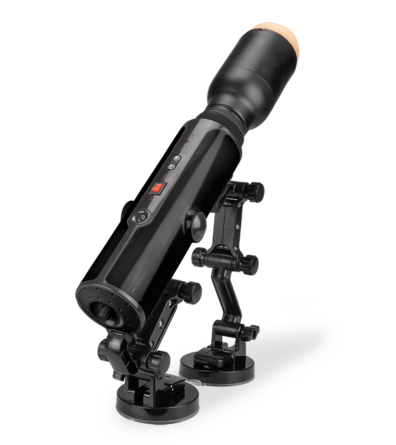 Fucking machine avec masturbateur vibrant