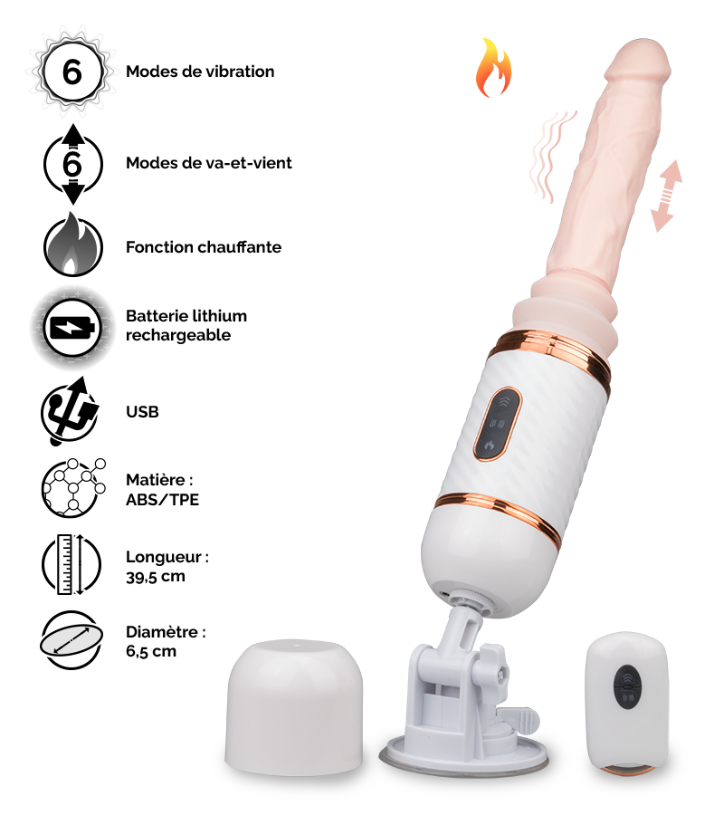 Fucking machine télécommandée Julian