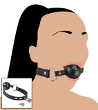 Gag-ball bâillon de bondage BDSM