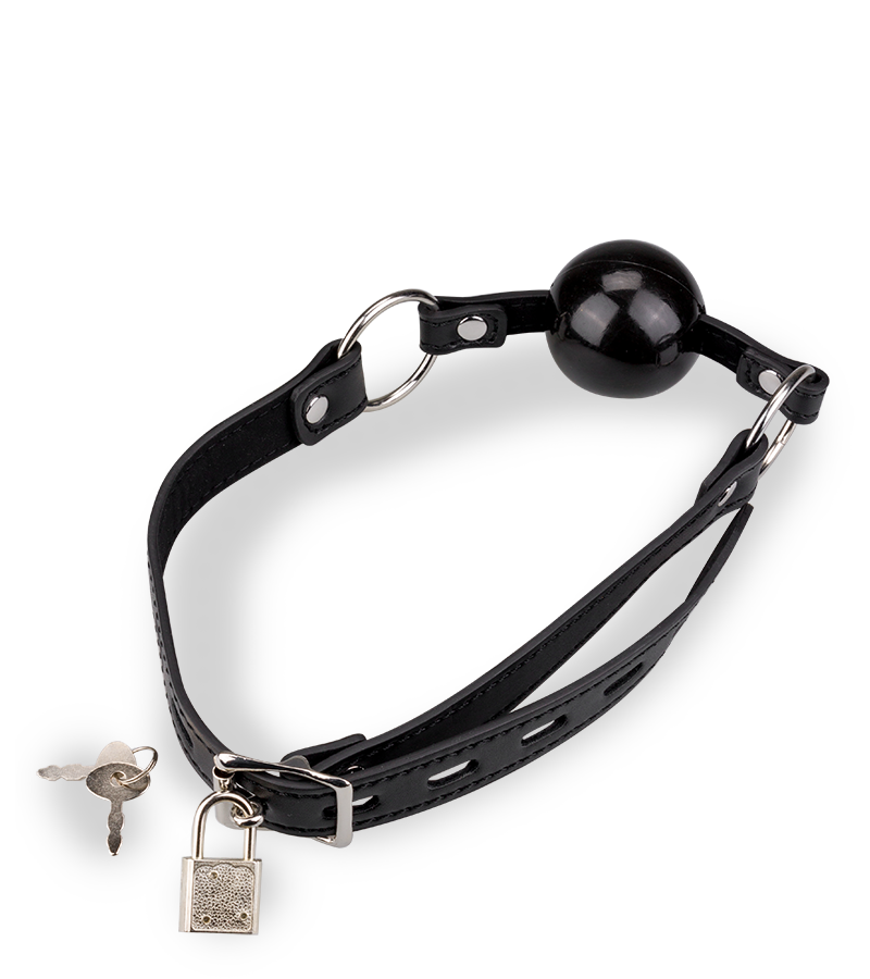 Gag-ball - bâillon de bondage BDSM sans anneaux