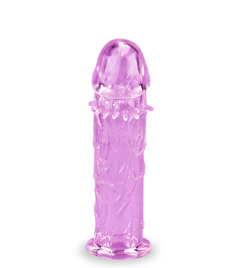 Gaine à pénis avec picots