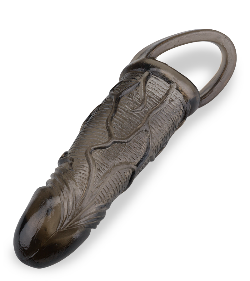 Gaine à pénis veinée extensible