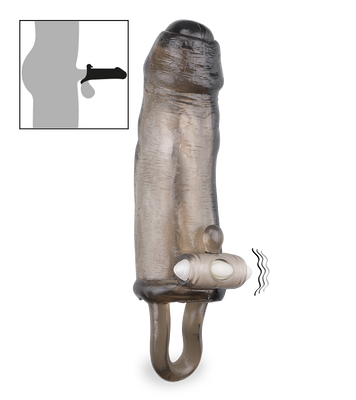 Gaine à pénis vibrante avec prépuce Héraclès