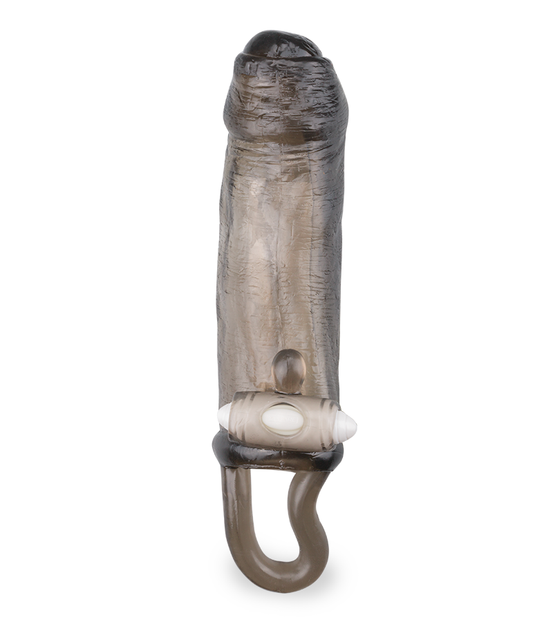 Gaine à pénis vibrante avec prépuce Héraclès