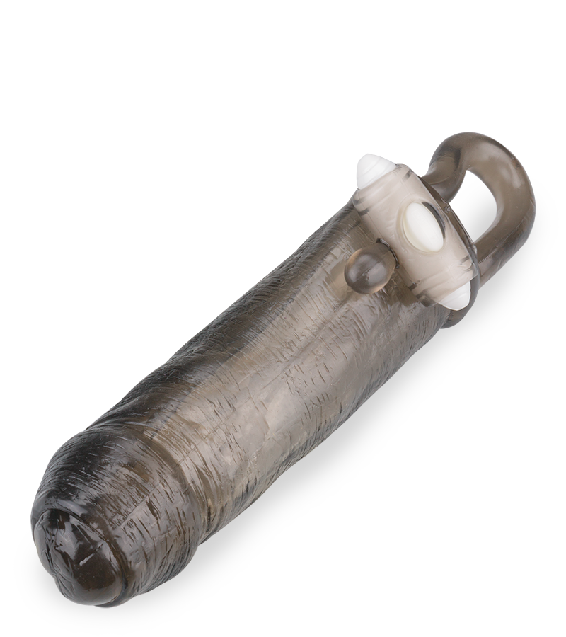 Gaine à pénis vibrante avec prépuce Héraclès