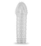 Gaine avec boules stimulantes en relief