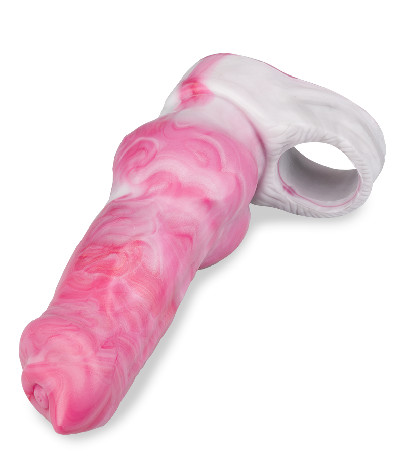 Gaine de pénis en silicone chien