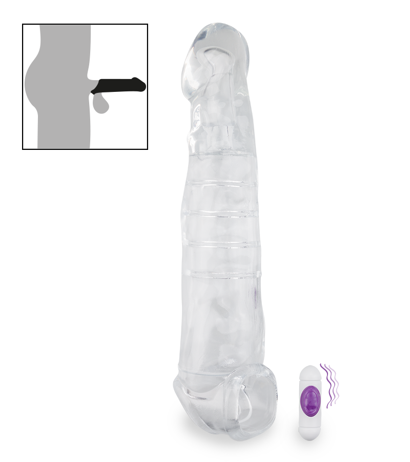 Gaine de pénis vibrante Zam taille L