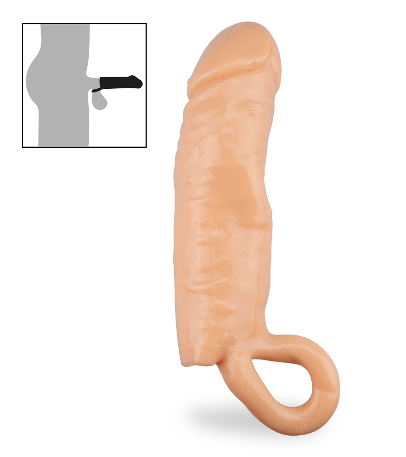 Gaine extendeur pénis silicone 5,0 cm