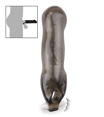 Gaine pénis lisse vibrante