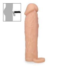 Charger l'image dans la galerie, Gaine pénis réaliste en silicone médical 18,0cm